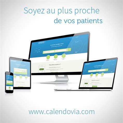 La prise de RDV en ligne avec Calendovia .